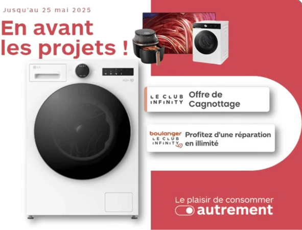machine a laver en promotion chez boulanger cholet