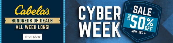 Cyber Week Sale at Cabela's