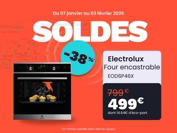 Four encastrable ELECTROLUX EOD6P46X steambake