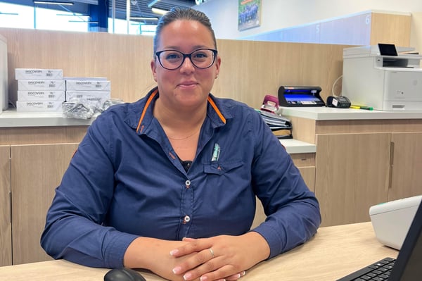 Audrey, responsable services au Boulanger Villebon