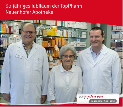 2018: Die TopPharm Neuenhofer Apotheke wird 60 Jahre jung!