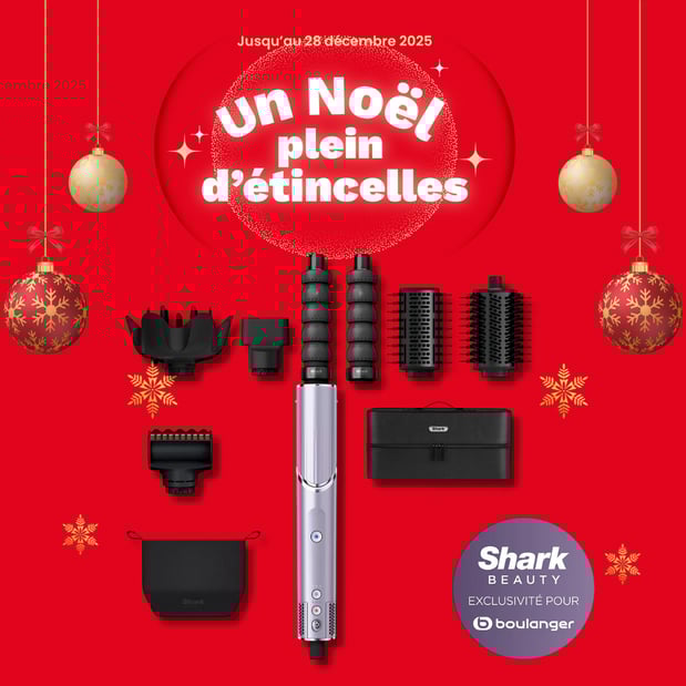 Fer multistyle SHARK Flexstyle HD466PLEU Lilas + embout anti-frisottis/pochette voyage chez Boulanger Vitrolles