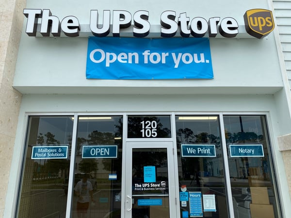 Storefront image for The UPS Store #7067 in Saint Augustine, FL