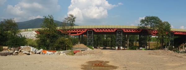 Ponte provvisorio Tana, Mendrisio - Ruprecht Ingegneria SA