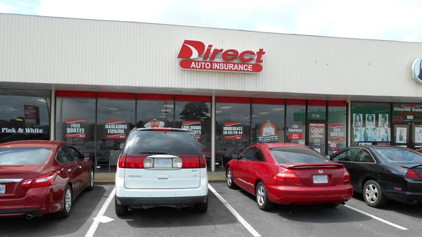 Direct Auto Insurance storefront located at  607 East Belt Boulevard, Richmond