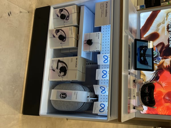 Notre espace de démonstration Meta Quest - casque de réalité virtuelle