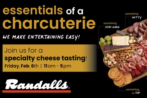 essentials of a charcuterie we make entertaining easy join us for a specialty cheese tasting friday february 6 at 11am to 5pm