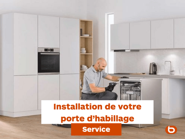 pose d'habillage