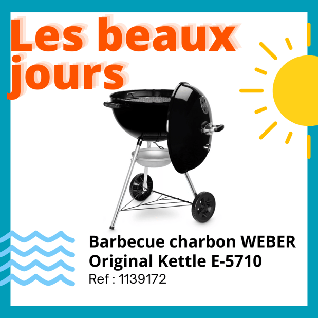 Barbecue charbon Weber Original Kettle E-5710 Charcoal Grill 57