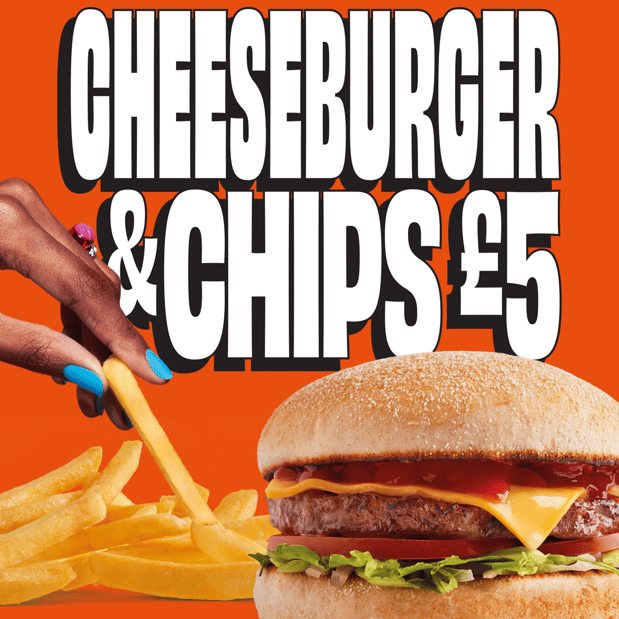 Image of Cheeseburger & Chips Combo Offer