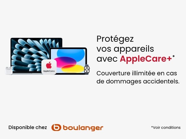 AppleCare+ disponible chez Boulanger Toulon - La Garde