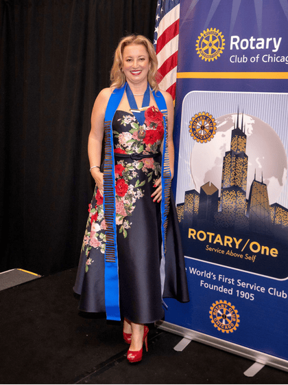 Seyda Calderwood - President of the Rotary Club of Chicago