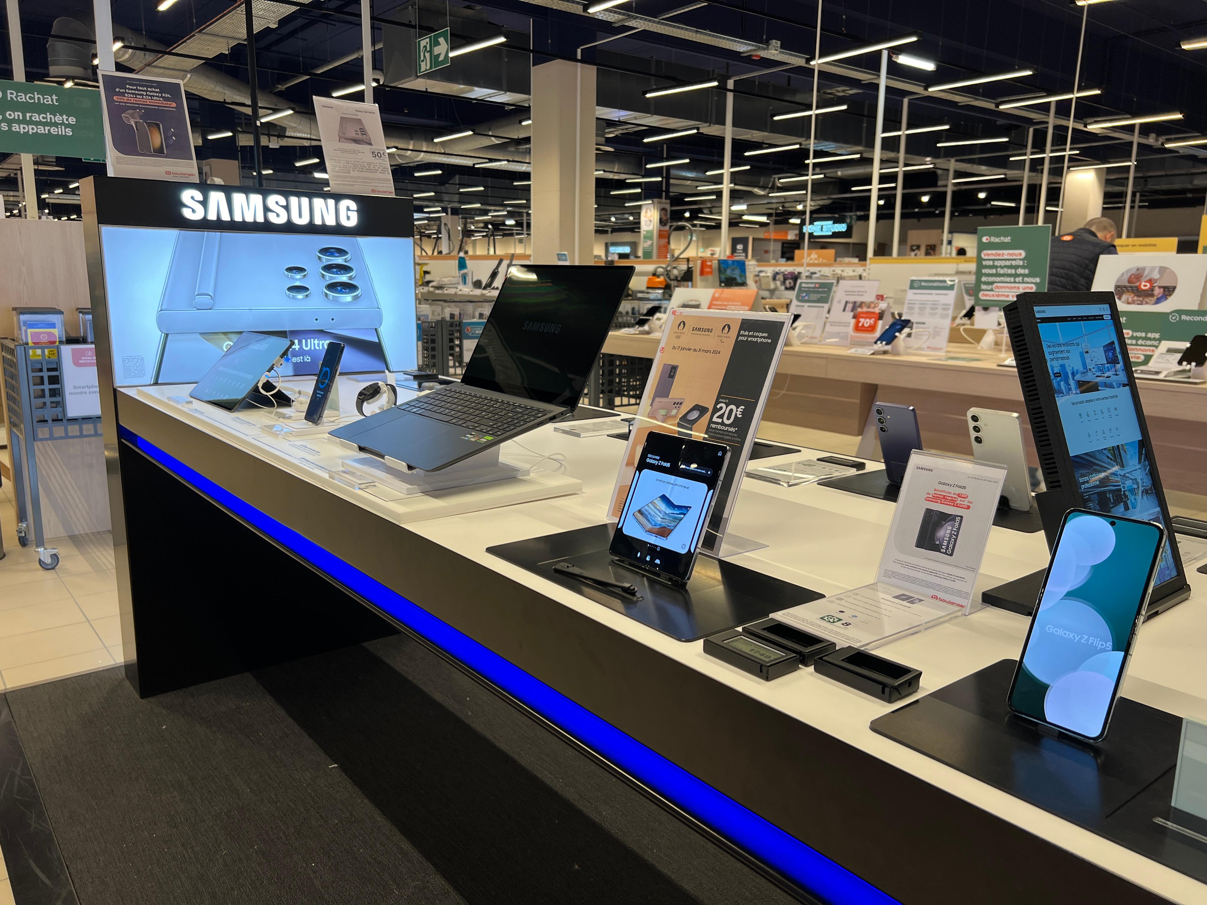 Univers Multimédia Samsung dans votre magasin Boulanger Nancy-Fléville