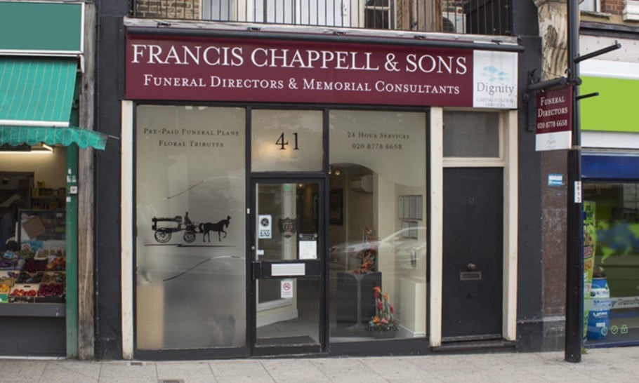Francis Chappell & Sons Funeral Directors South East London, Here for