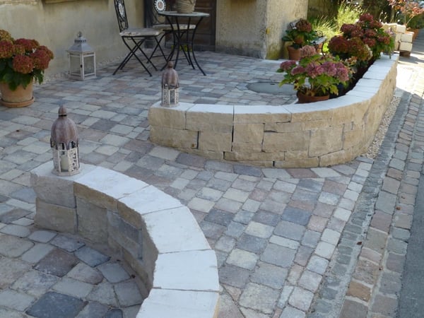 Hauszugang kreativ gestaltet von garbatec ag in Beringen