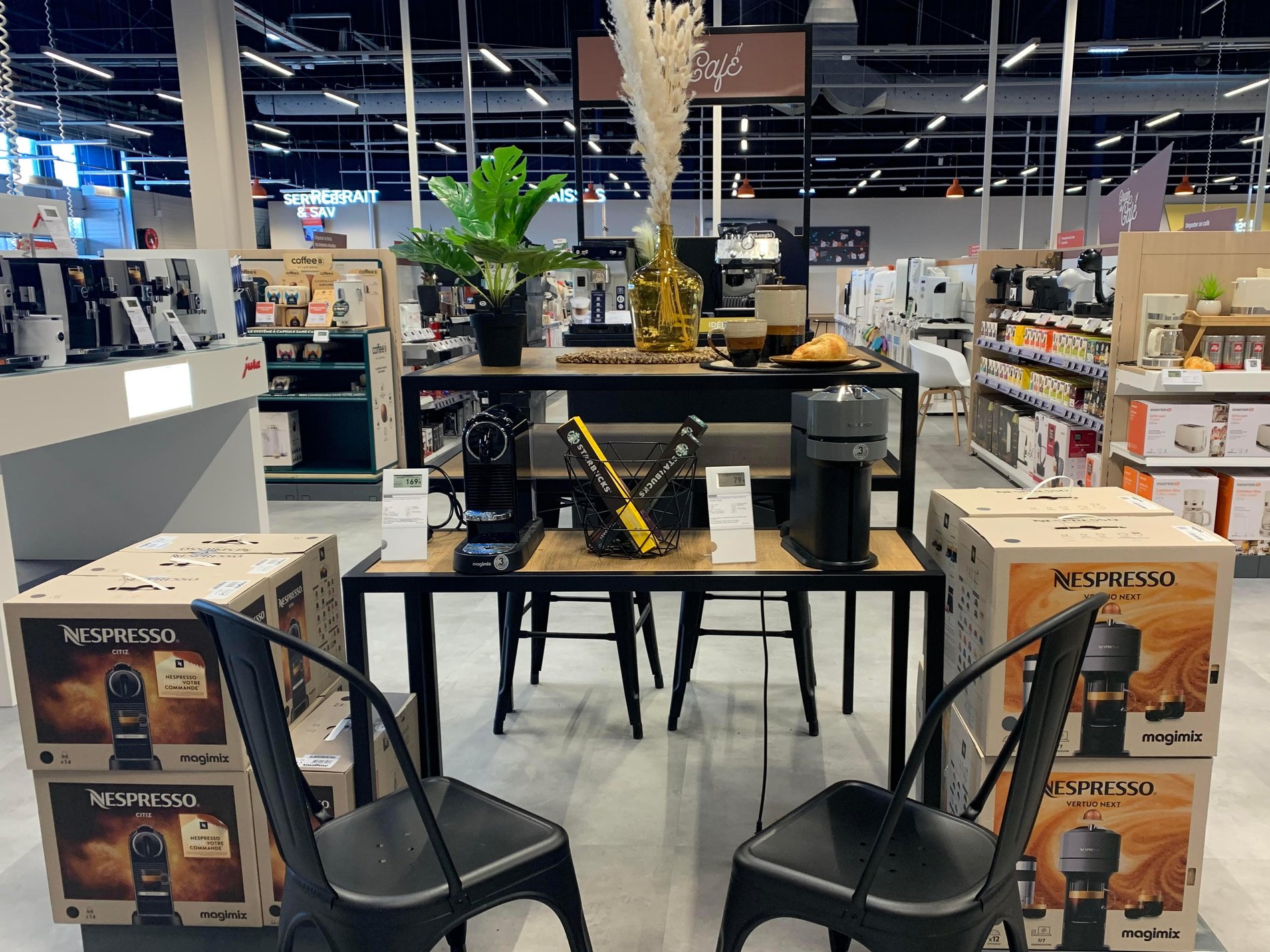 Espace Grain de café Boulanger Lognes
