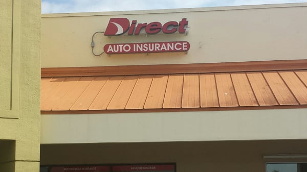 Direct Auto Insurance storefront located at  18911 South Tamiami Trail, South Fort Myers