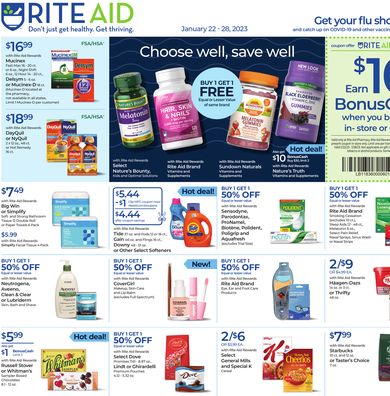 Rite Aid Weekly Ad January 22nd - January 28th