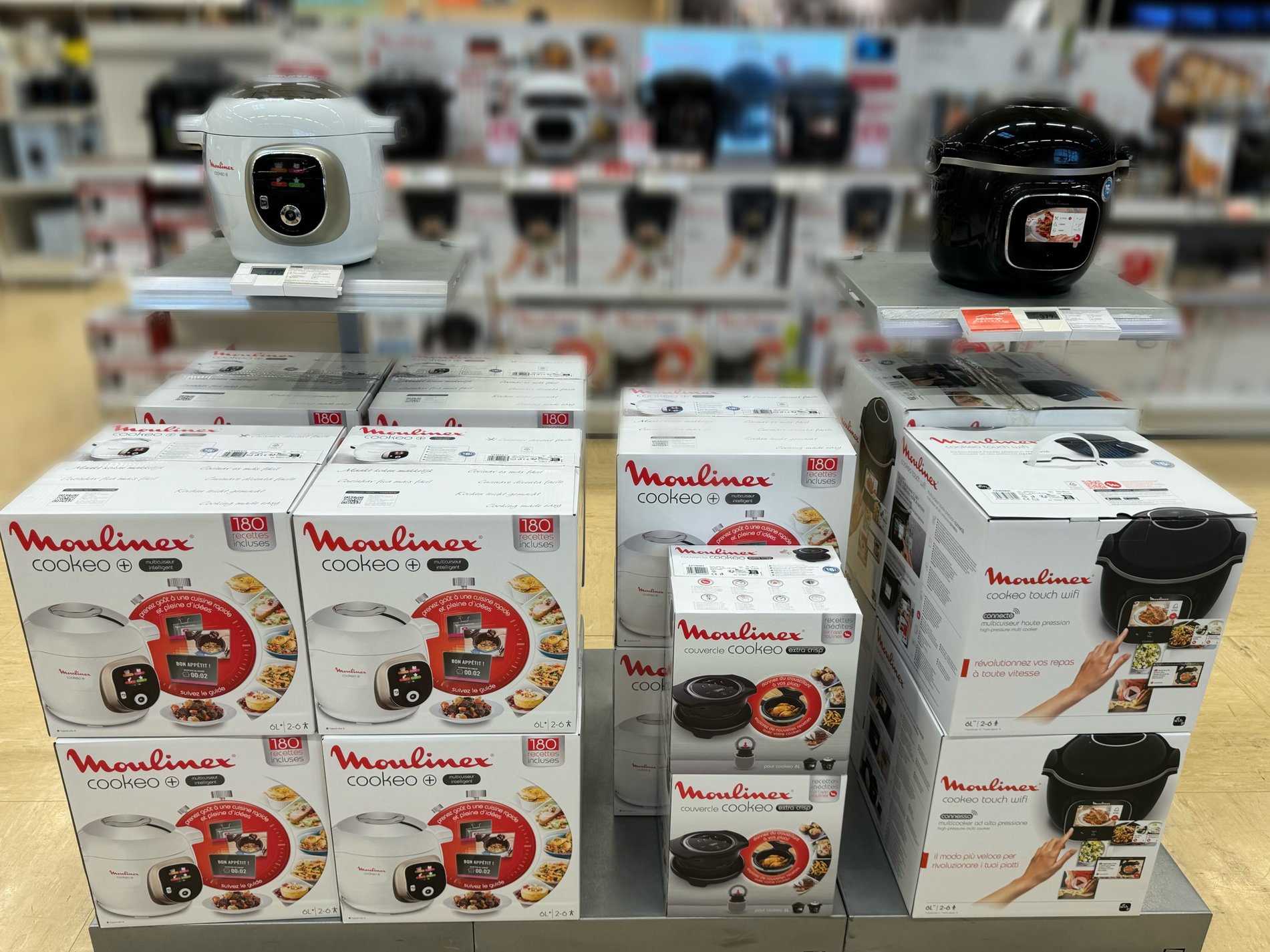mise en avant cookeo moulinex dans votre magasin boulanger st quentin fayet
