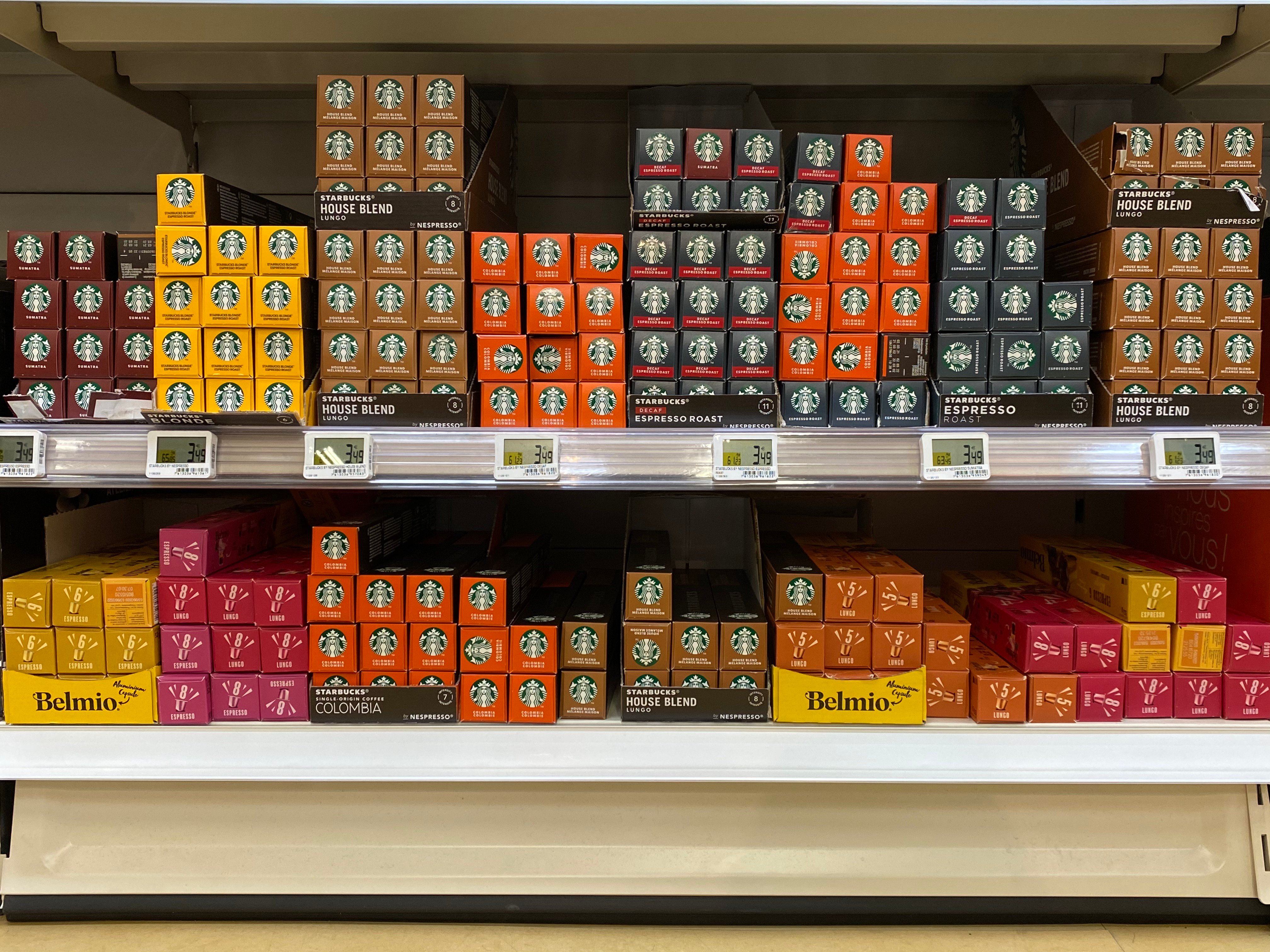 Capsule de café Starbucks compatibles avec les machines Nespresso