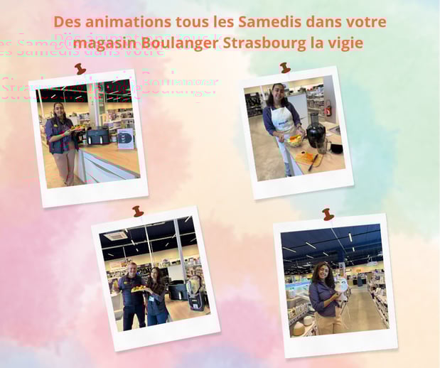 🔥 Chaque samedi, vivez l’expérience Boulanger La Vigie en magasin !