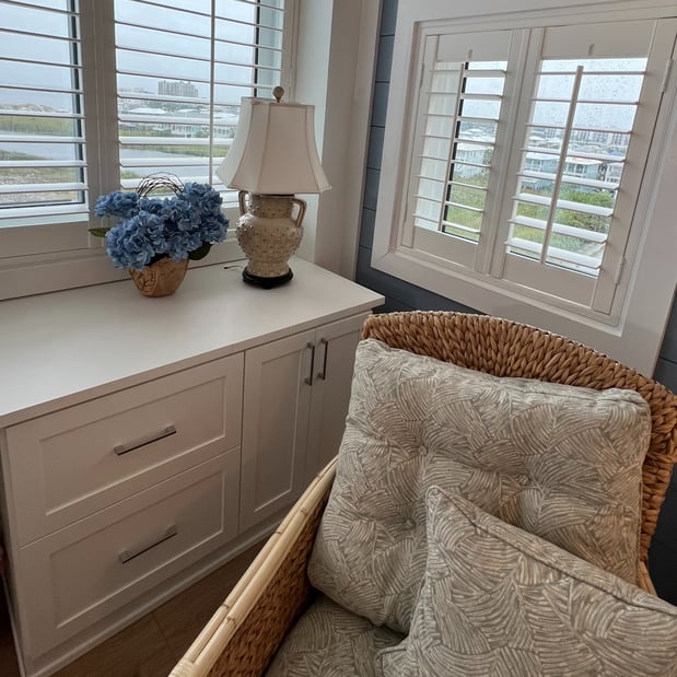 Chest of drawers custom design California Closets Pensacola and Panama City, FL