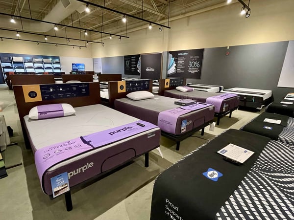 Champaign Slumberland Furniture Purple mattresses