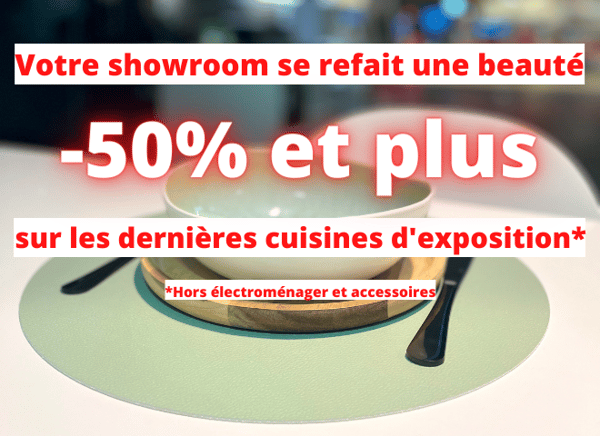 - 50% et plus sur les dernières cuisines d'expositions, Boulanger Caen Mondeville
