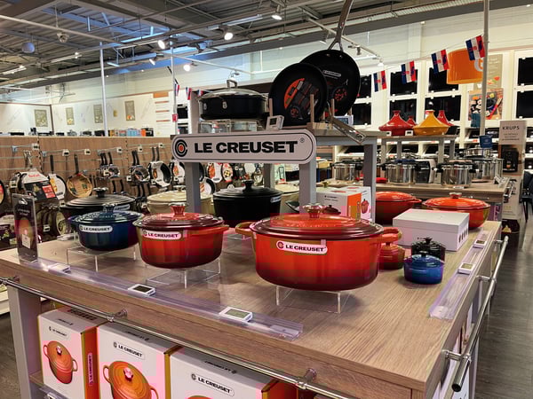 Coin cuisine Le Creuset chez Boulanger Dijon Toison d'Or