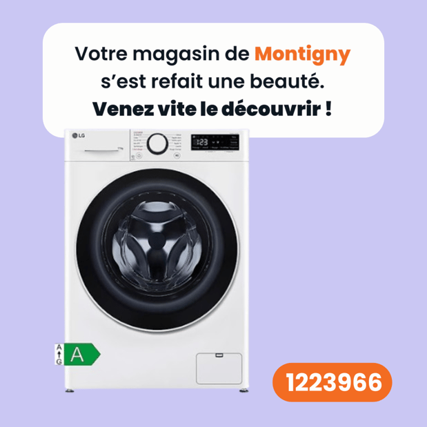 LG Electronics Lave-linge hublot LG F14R50WHS Blanc