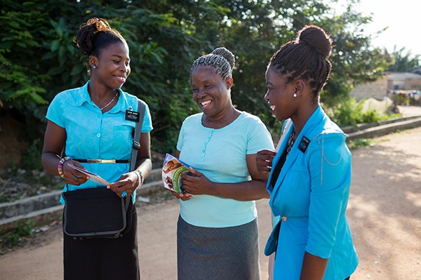 You can sign up to have your local missionaries accompany you if you'd like.