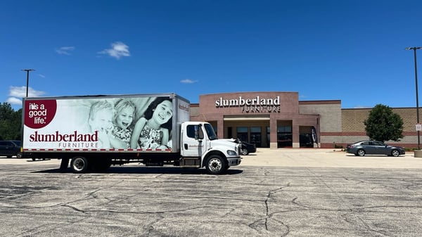 Rockford Slumberland Furniture parking lot