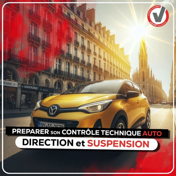 Préparer son contrôle technique auto - La direction et suspension