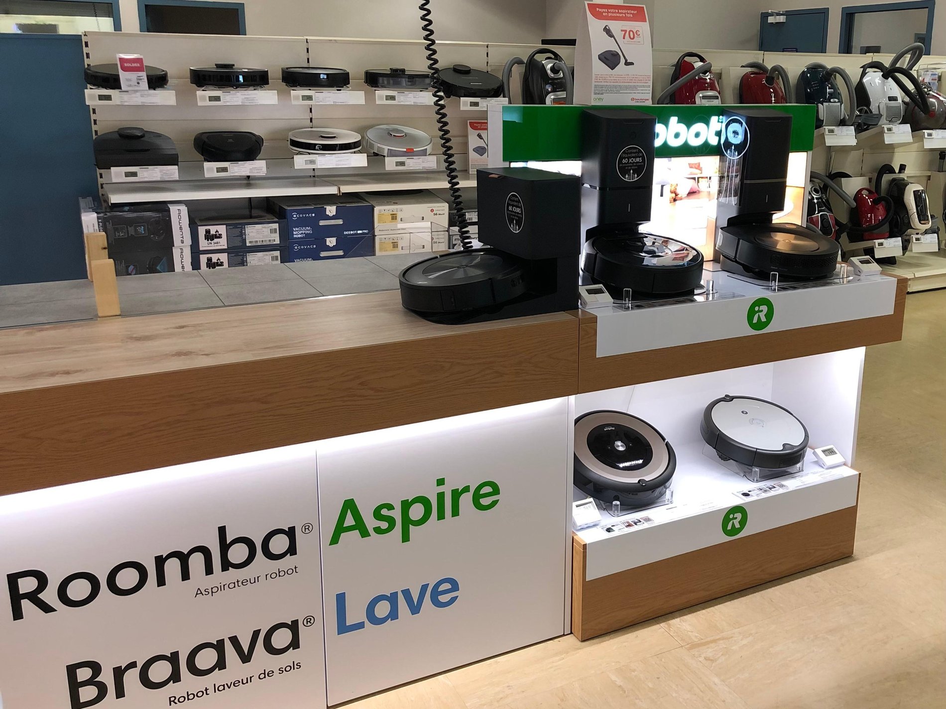 rayon aspirateur robot bureau Skillkorp Boulanger Annemasse