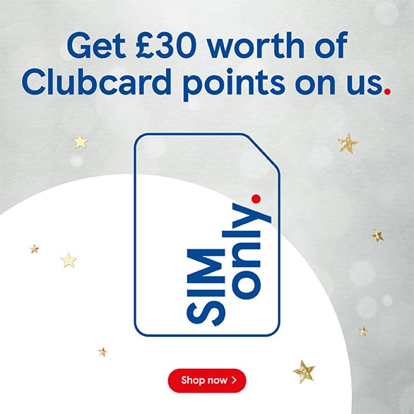 Get SIM Only deals with Clubcard Prices at Tesco Mobile, Shop now