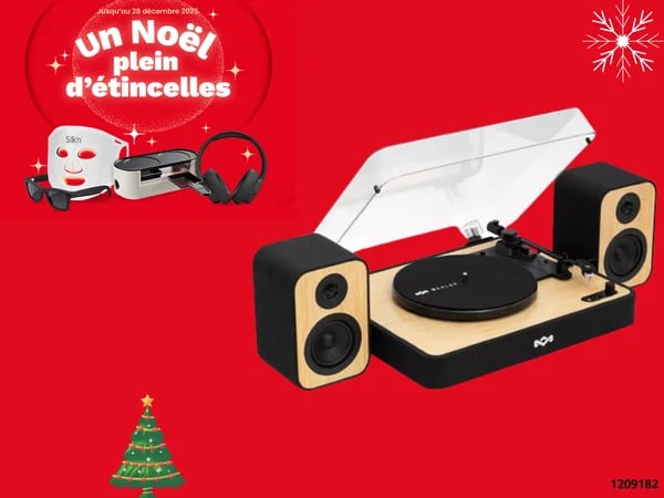 Platine vinyle MARLEY avec enceintes - Pack Revolution