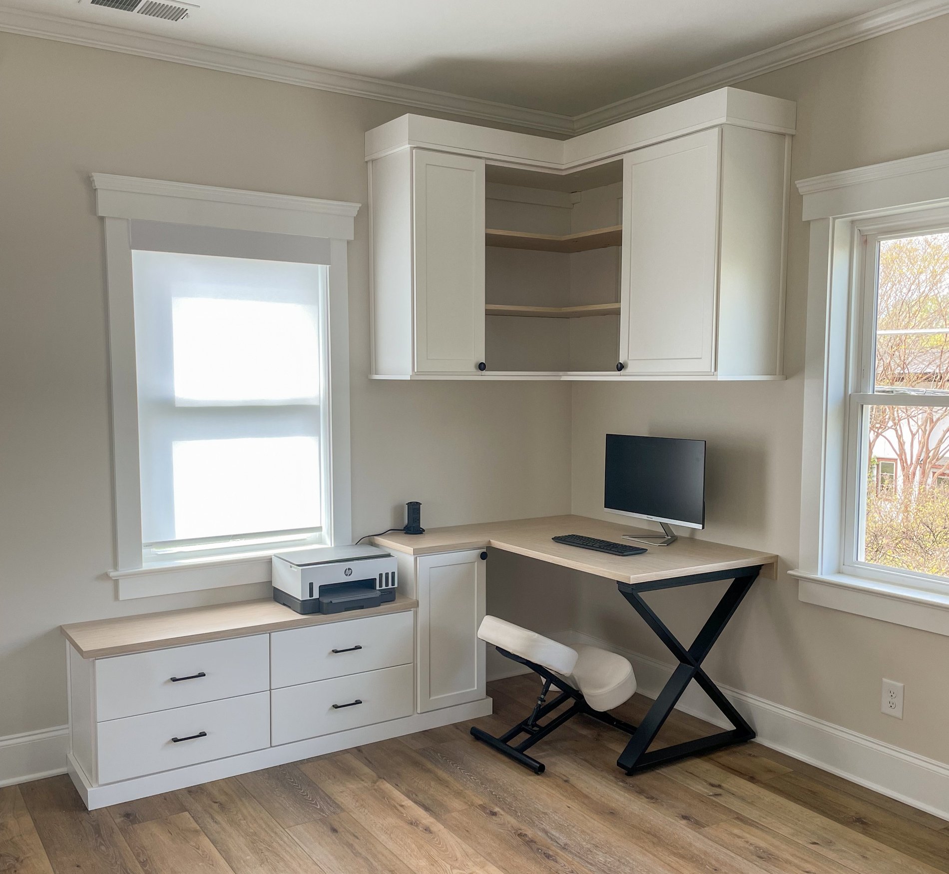 White and Natural Office