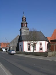 Außenansicht der Martin-Luther-Kirche Wernges