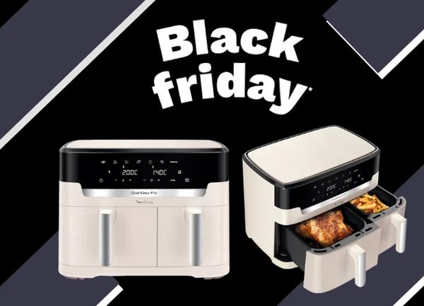 Friteuse sans huile MOULINEX Easy Fry Dual XXL EZ942AF0 10,5 L - Boulanger Compiègne