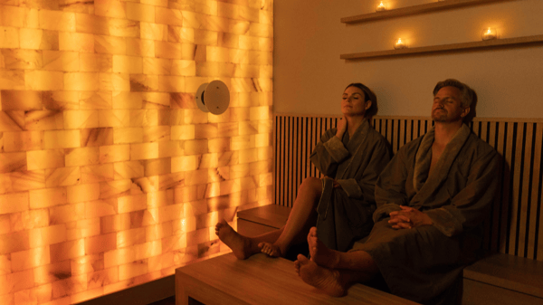 salt room at Woodhouse Spa