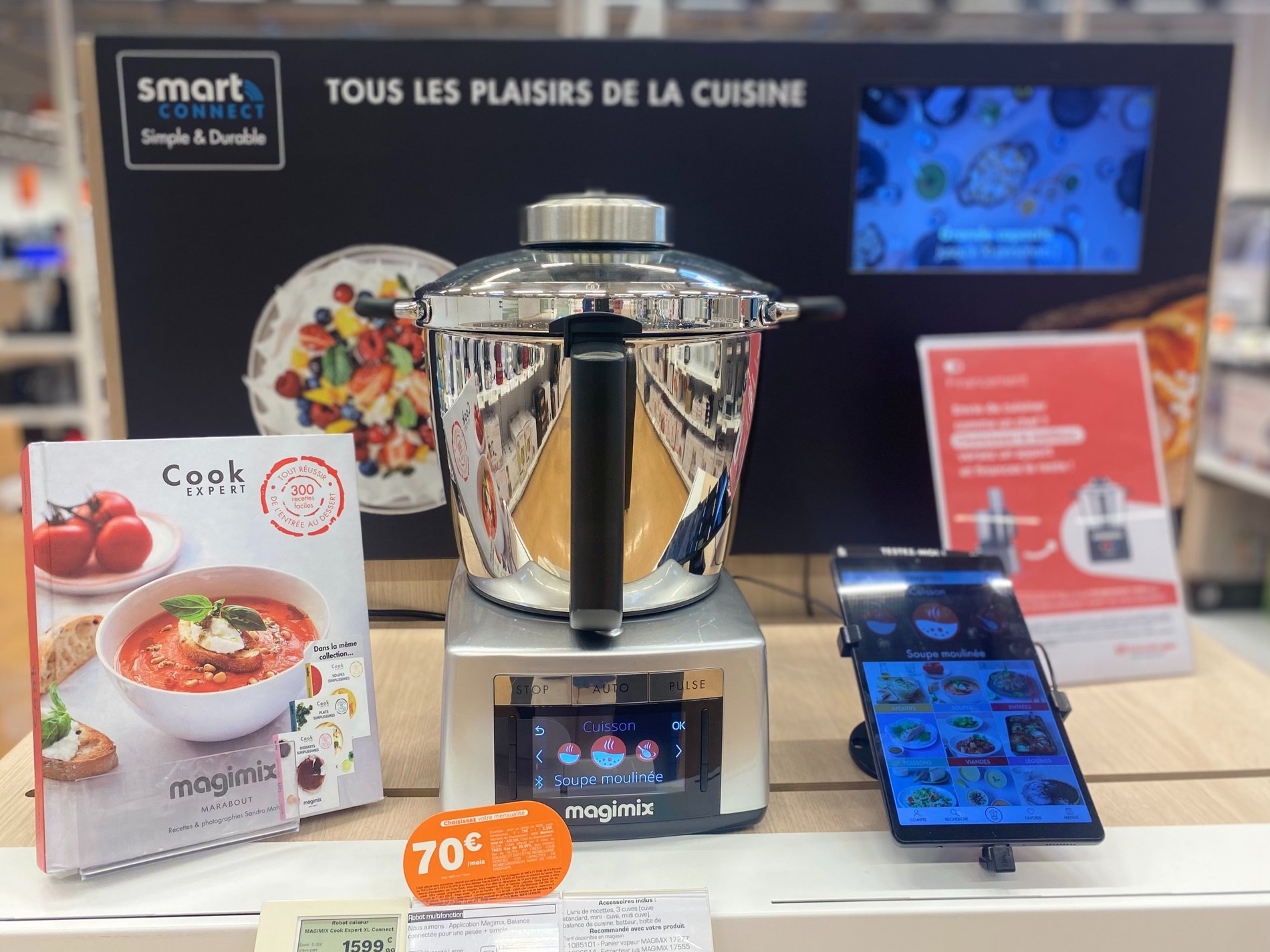 Robot cuiseur Magimix Cook Expert XL Connect Platine 18914