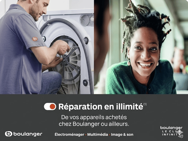 Adhérer à la réparation illimité* de vos appareils achetés chez Boulanger ou ailleurs !