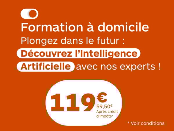 La formation sur l'intelligence artificielle est disponible dans votre magasin Boulanger Beauvais !