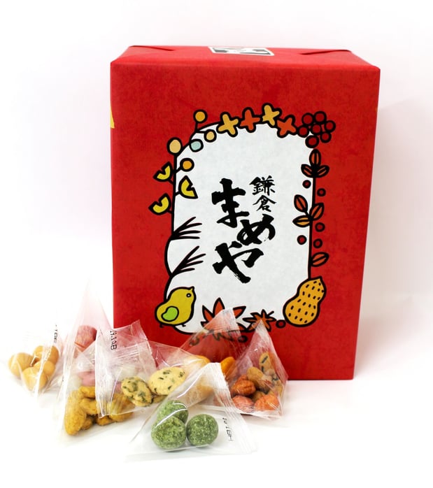 季節のお豆と定番商品を組み合わせた「豆の彩 紅」