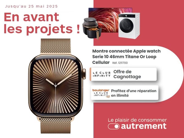 Du 07 mai au 25 mai profitez de remises exceptionnelles sur les montres connectés