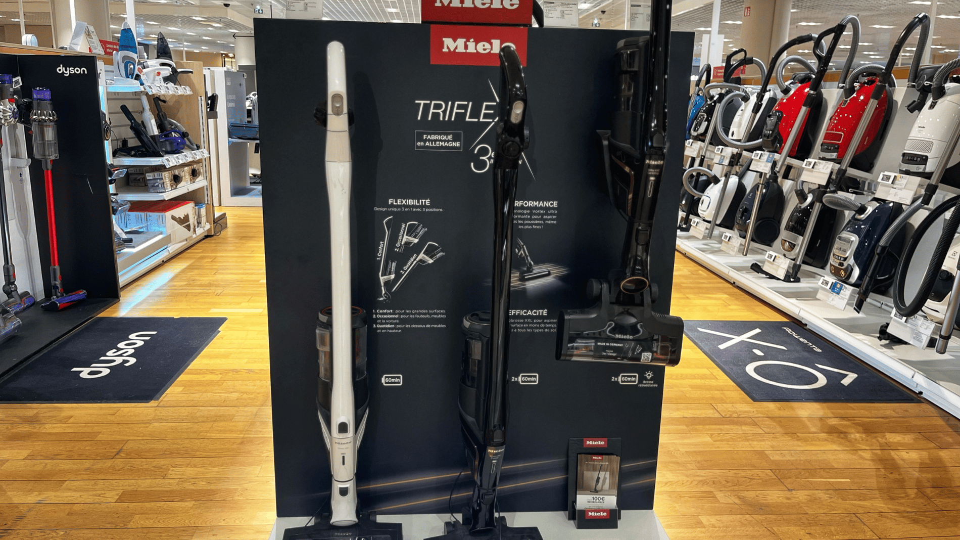 ASPIRATEUR BALAI MIELE BOULANGER NICE CAP 3000