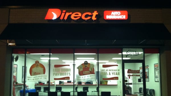 Direct Auto Insurance storefront located at  457 Sunset Avenue, Rocky Mount