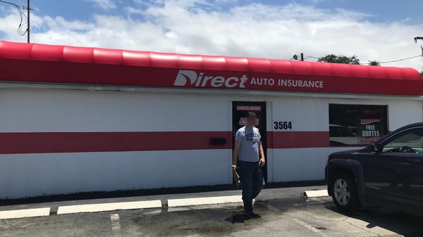 Direct Auto Insurance storefront located at  3564 S Military Trl, Lake Worth