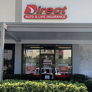 Direct Auto Insurance storefront located at  1231 South Missouri Avenue, Clearwater