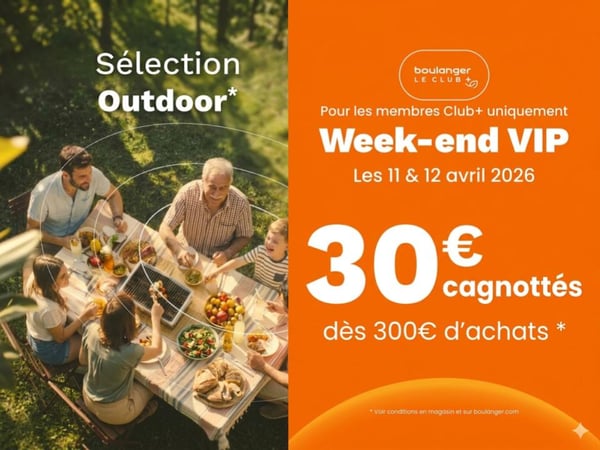 SELECTION OUTDOOR - Profitez de nos sélections en Barbecues, robots tondeuses, caméras de surveillance..... à Boulanger Montauban